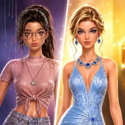أيقونة Makeover Muse: Match 3 & Story